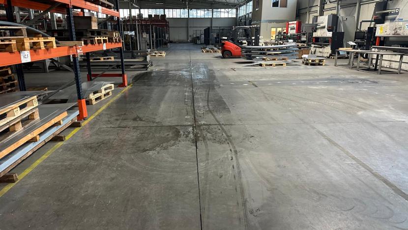 Naprawa posadzki przemysłowej